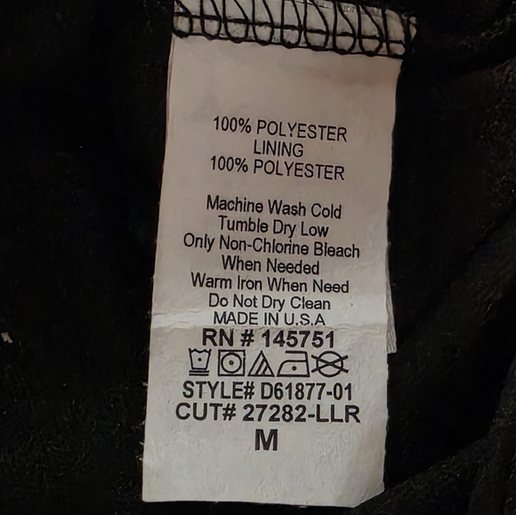 Peach Love CA Rust Animal Print Ruffle Mini Dress Long Sleeve Size M USA - Picture 7 of 7